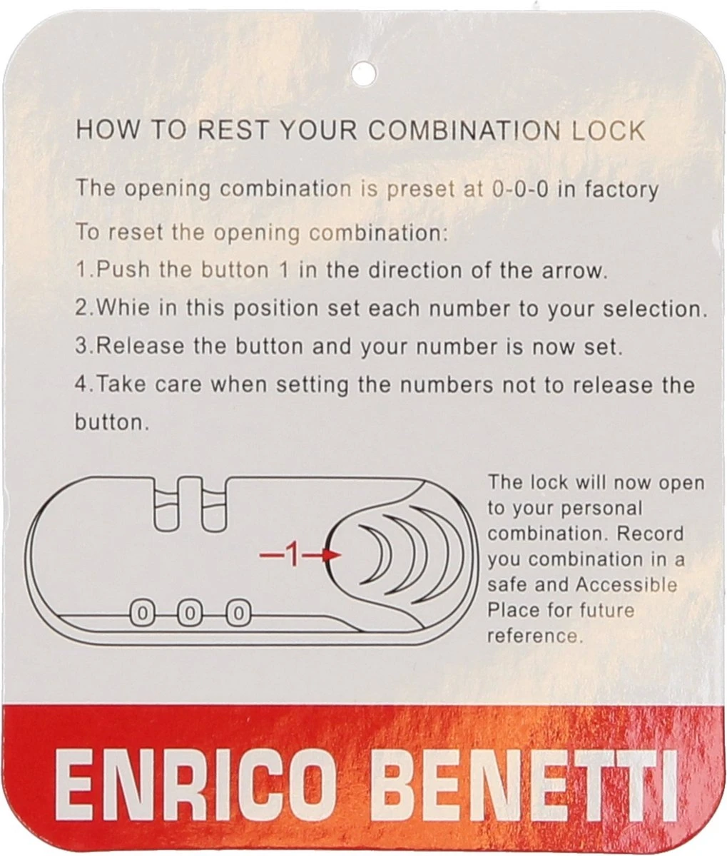 Enrico Benetti Louisville 39040 Handbagage Koffer Hardcase ABS - Jeansblauw - Afbeelding 9