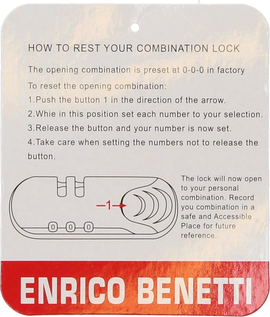 Enrico Benetti Louisville 39040 Handbagage Koffer Hardcase ABS - Wit - Afbeelding 7