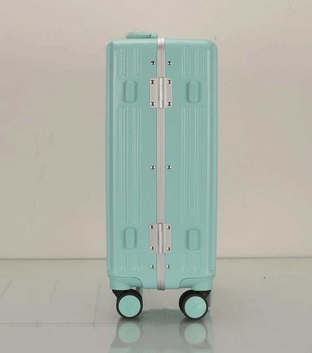 TOP AA Reis Kofferset - Trolleyset 3-delig Met TSA Slot Aluminum Frame, Kleine Cabine En Groot, ABS Luggage, (20+24+28 Inches 3 Pc Set), Roze/pink - Afbeelding 11