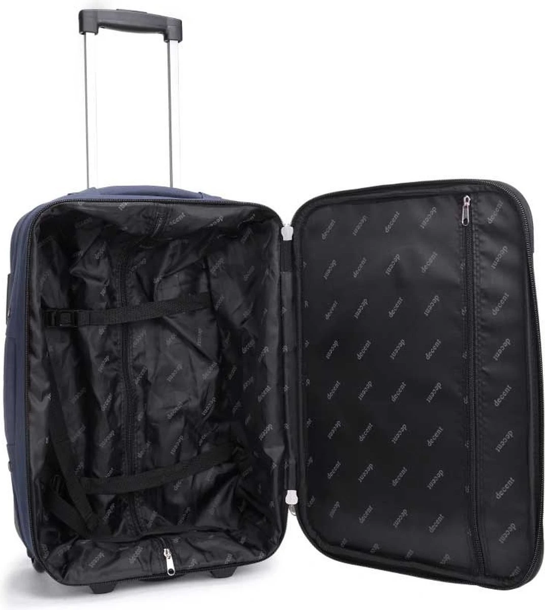 Decent Basic-Line Medium Trolley 63 Cm - Donkerblauw - Afbeelding 6