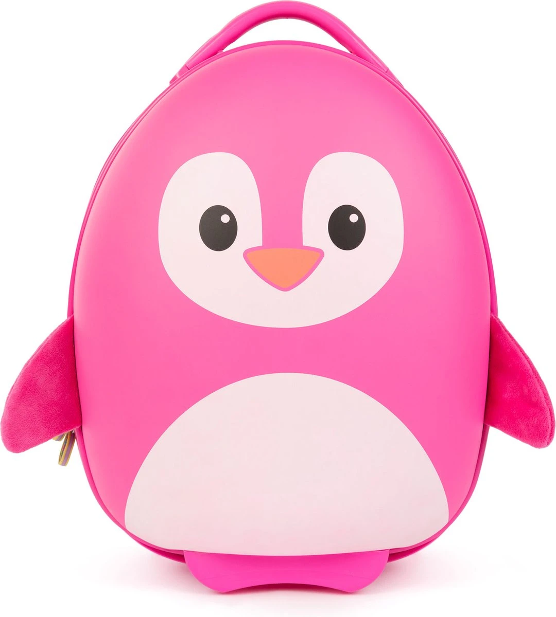 Boppi - Kindertrolley - Pinguïn (roze) - Handbagage - Lichtgewicht - Duurzaam - 17L - Afbeelding 4