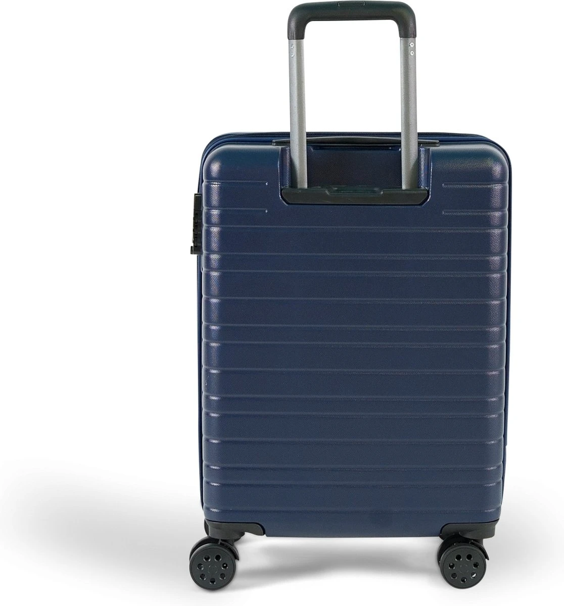 ©TROLLEYZ - Amsterdam No.9 - Trolley - 55cm Met TSA Slot - Dubbele Wielen - 360° Spinners - 100% ABS - Handbagage Koffer In Ocean Blue - Afbeelding 3