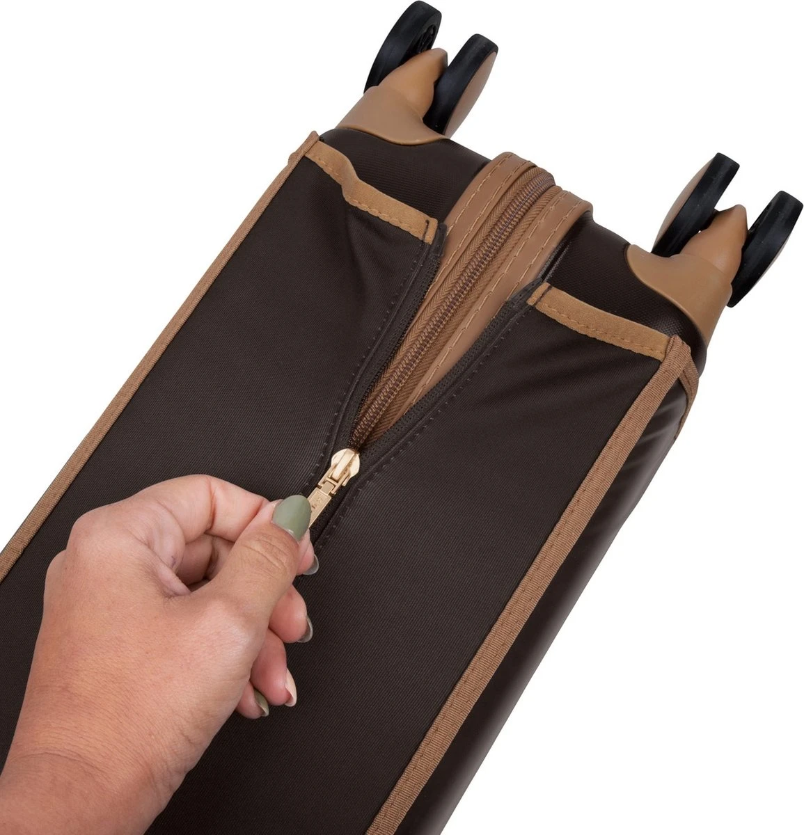 SUITSUIT - Fab Seventies Classic - Espresso Black - Beschermhoes (55 Cm) - Afbeelding 6