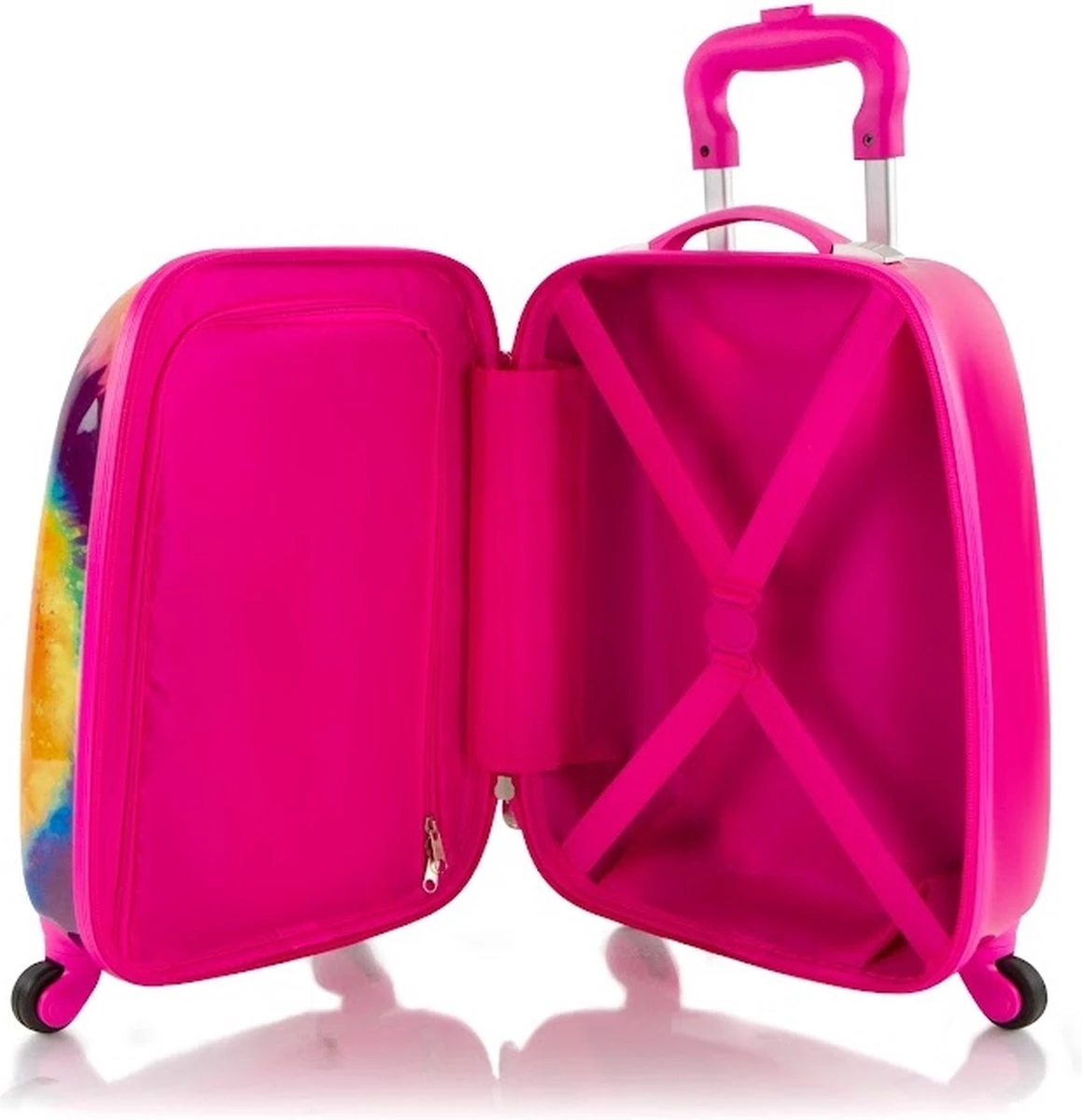 Heys Fashion Meisjes Kinderkoffer Spinner Roze - Afbeelding 4