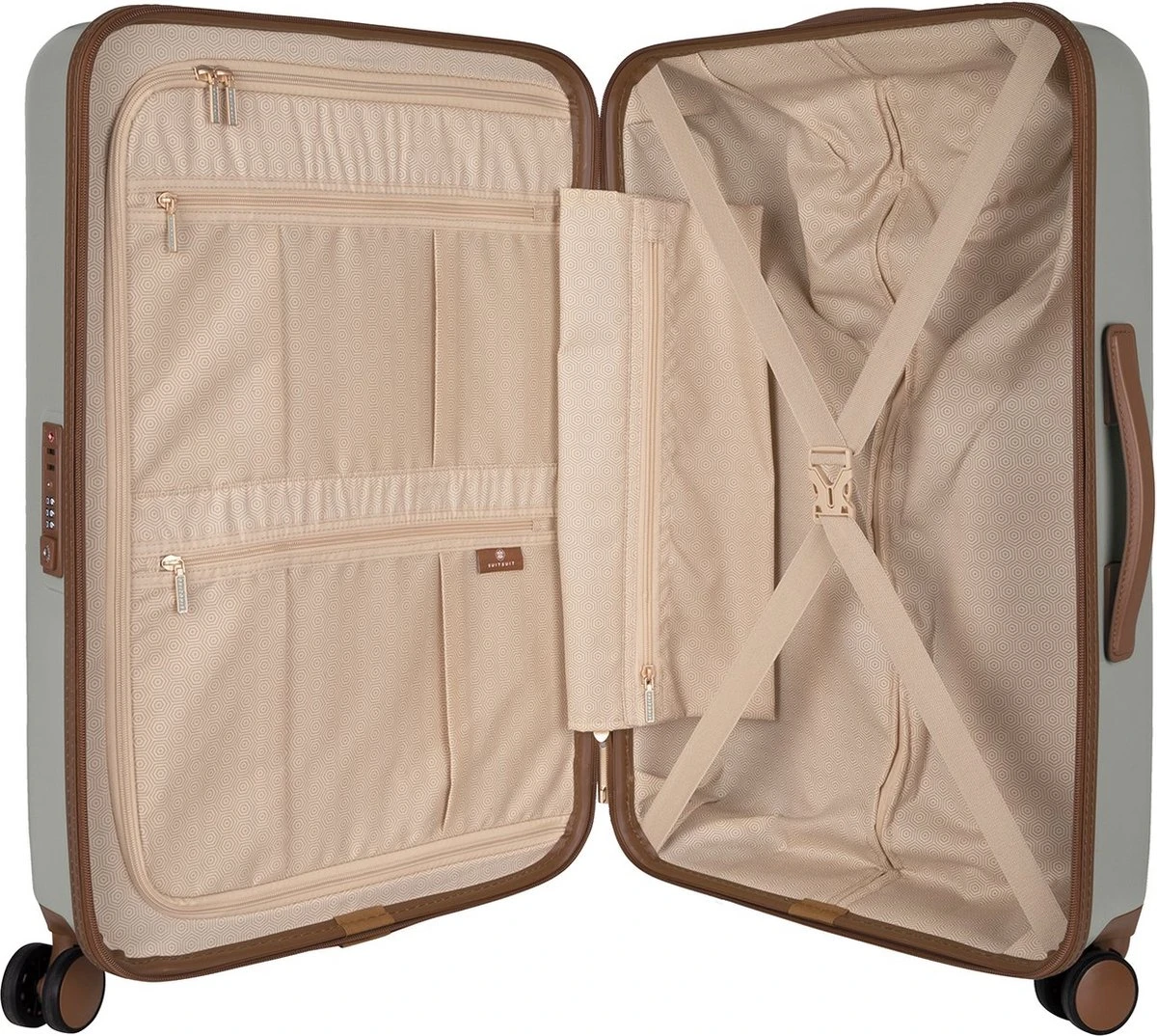 SUITSUIT - Fab Seventies - Limestone - Reiskoffer (66 Cm) - Afbeelding 3