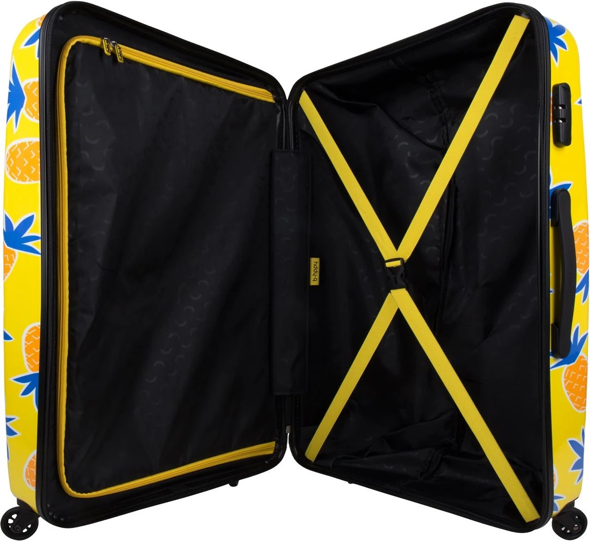 BHPPY Reiskoffer - 65 Cm - Home Sweet Pineapple - Afbeelding 8