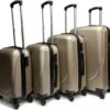 Castillo Travelerz 4 Delige ABS Kofferset - Champagne