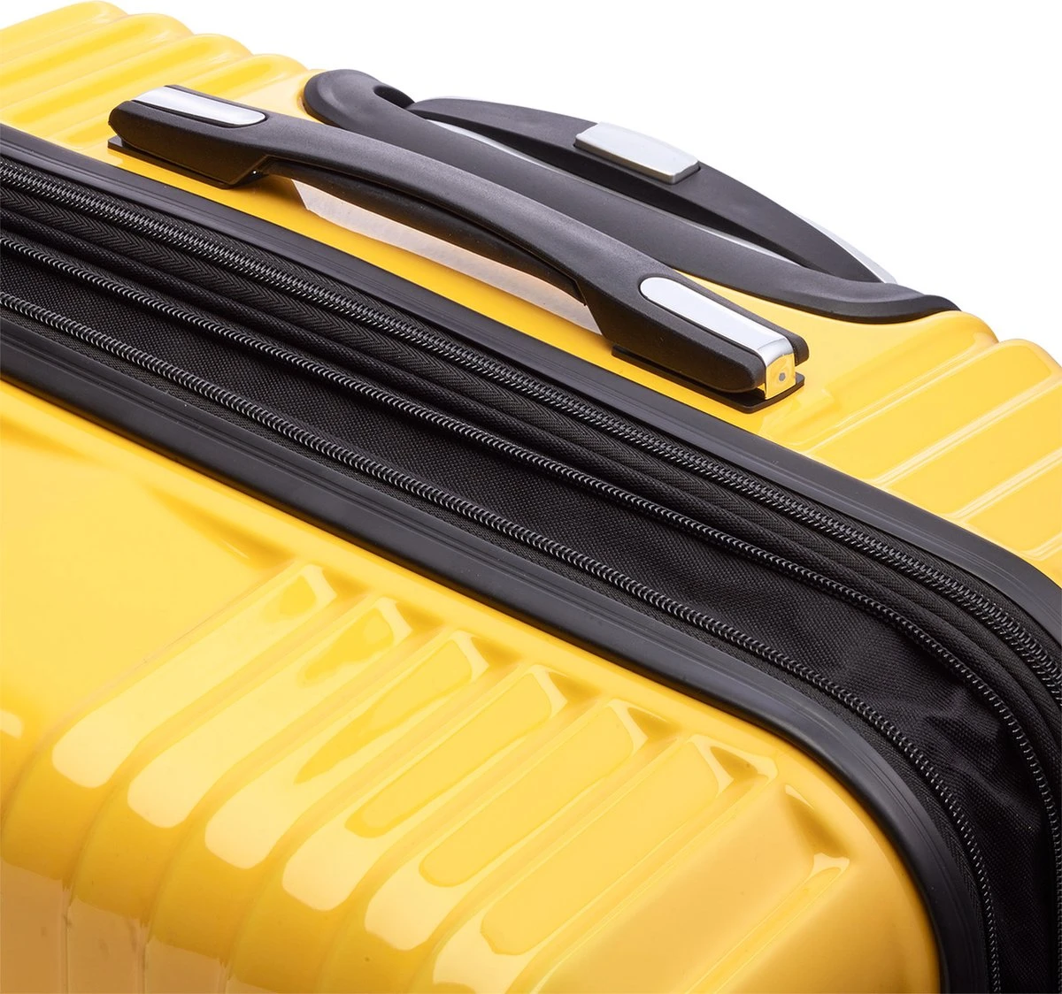 Tesla PC - Reiskoffer - 75 Cm - 4 Wielen - Geel - Afbeelding 4