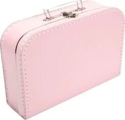 Merkloos Kinder Koffertje BABYROZE 30 Cm Karton. Decoratie, Opbergen Pokemon Kaarten, Opbergen Mondkapjes, Opbergen Pop It Fidget Toys,speelgoed, Logeer Partij, Kinderkoffer.
