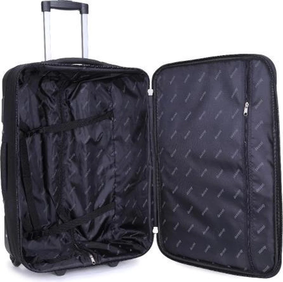 Decent Basic-Line Handbagage Trolley 53 Cm - Zwart - Afbeelding 14