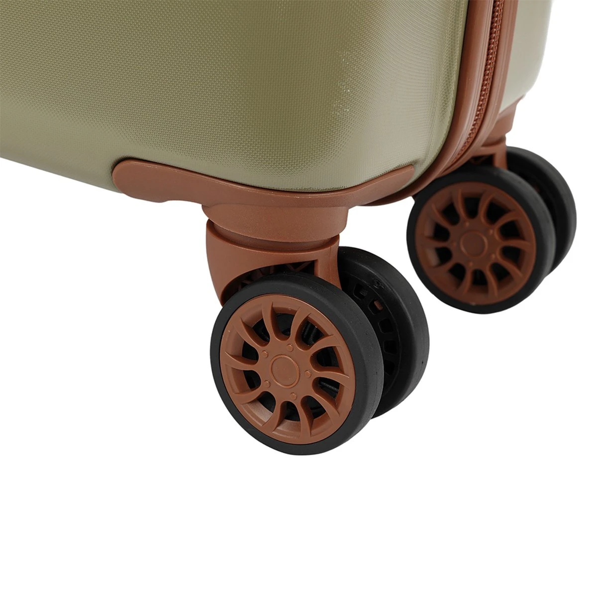 Decent Retro Koffer Groot 76 Cm Dark Green - Afbeelding 6