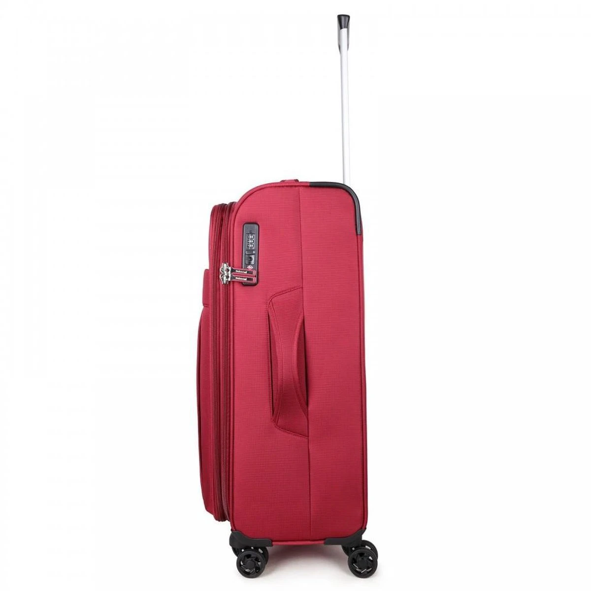 Decent D-Upright Medium Koffer - 66 Cm Expandable - TSA Slot - Bordeaux Rood - Afbeelding 2