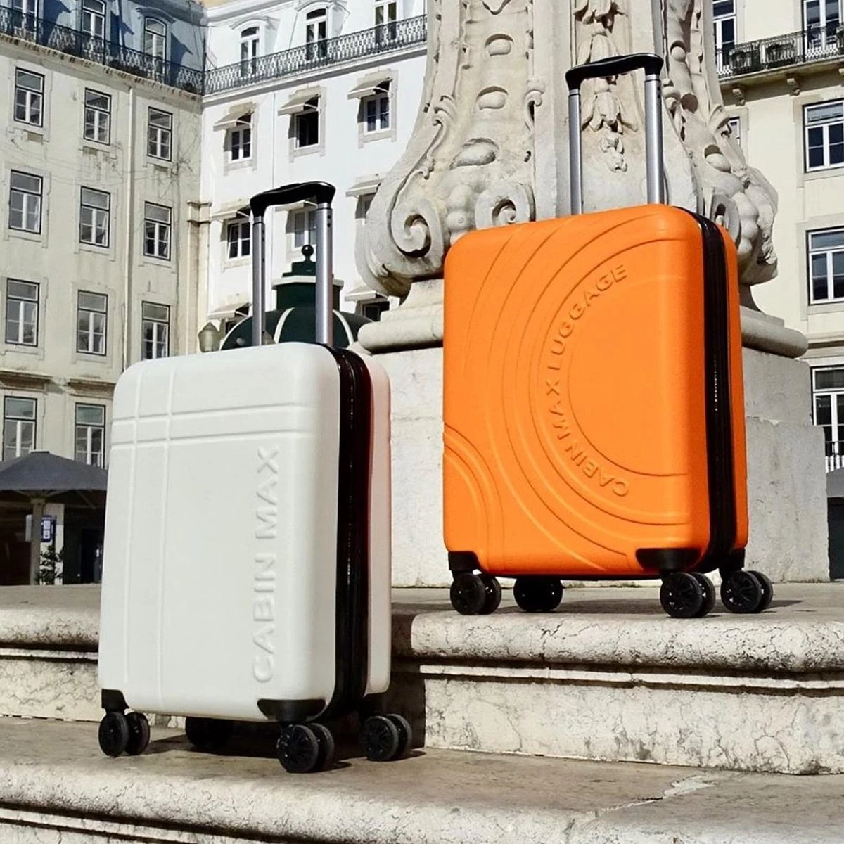 CabinMax Velocity Handbagage Koffer - Uitbreidbaar Trolley 44L - Harde Reiskoffer - 55x40x20/25 Cm - Lichtgewicht - Groot Capaciteit - Geel - Afbeelding 8