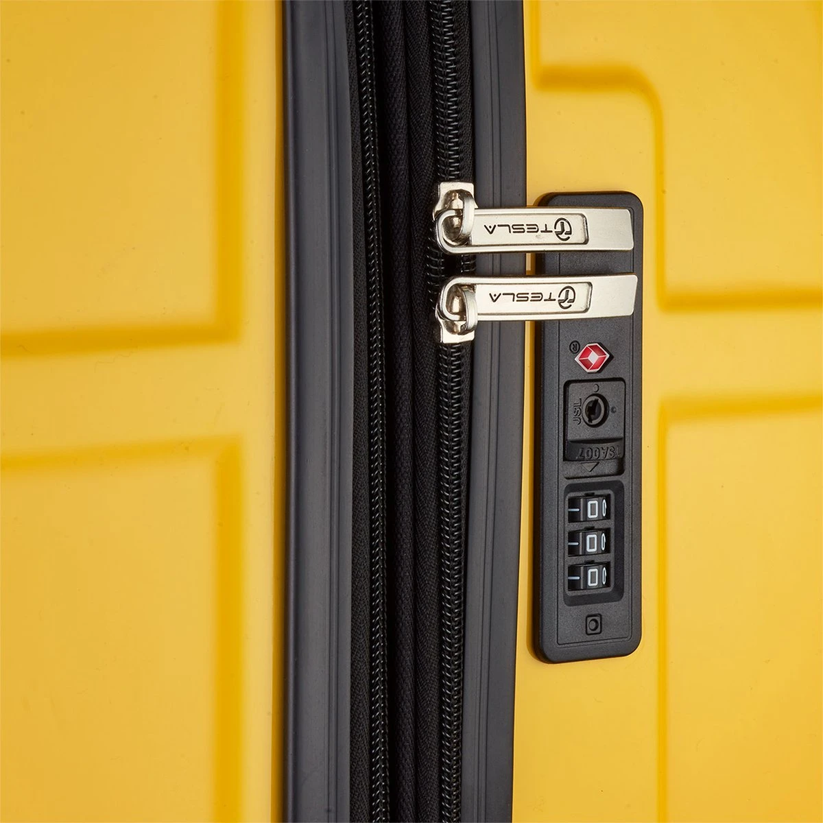 Tesla PC - Reiskoffer - 75 Cm - 4 Wielen - Geel - Afbeelding 5