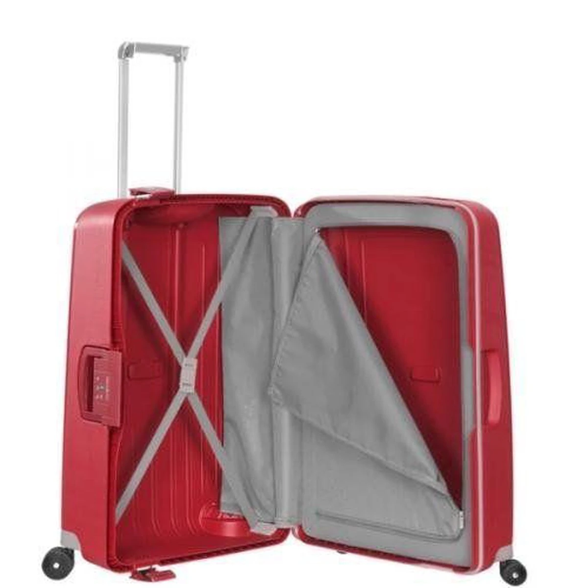 Samsonite Reiskoffer - S'CURE SPINNER 69/25 (Medium) Rood - Afbeelding 4
