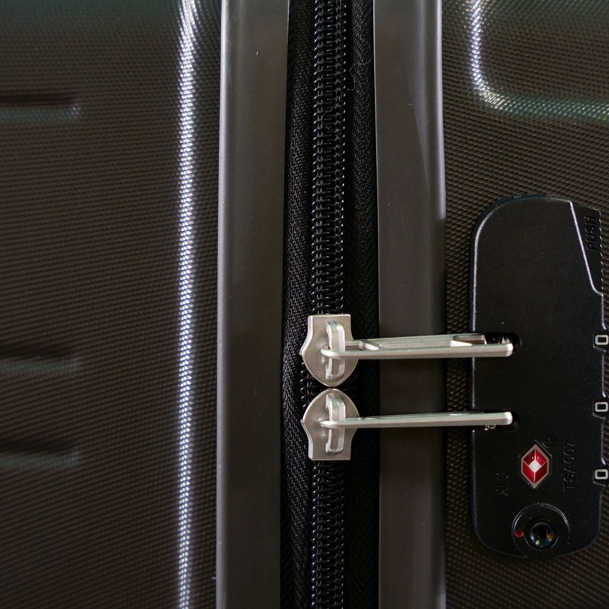 ©TROLLEYZ - Amsterdam No.9 - Kofferset 3 Delig - 55cm+69cm+78cm Met TSA Slot - Dubbele Wielen - 360° Spinners - 100% ABS - Reiskoffers In Cloudy Grey - Afbeelding 7