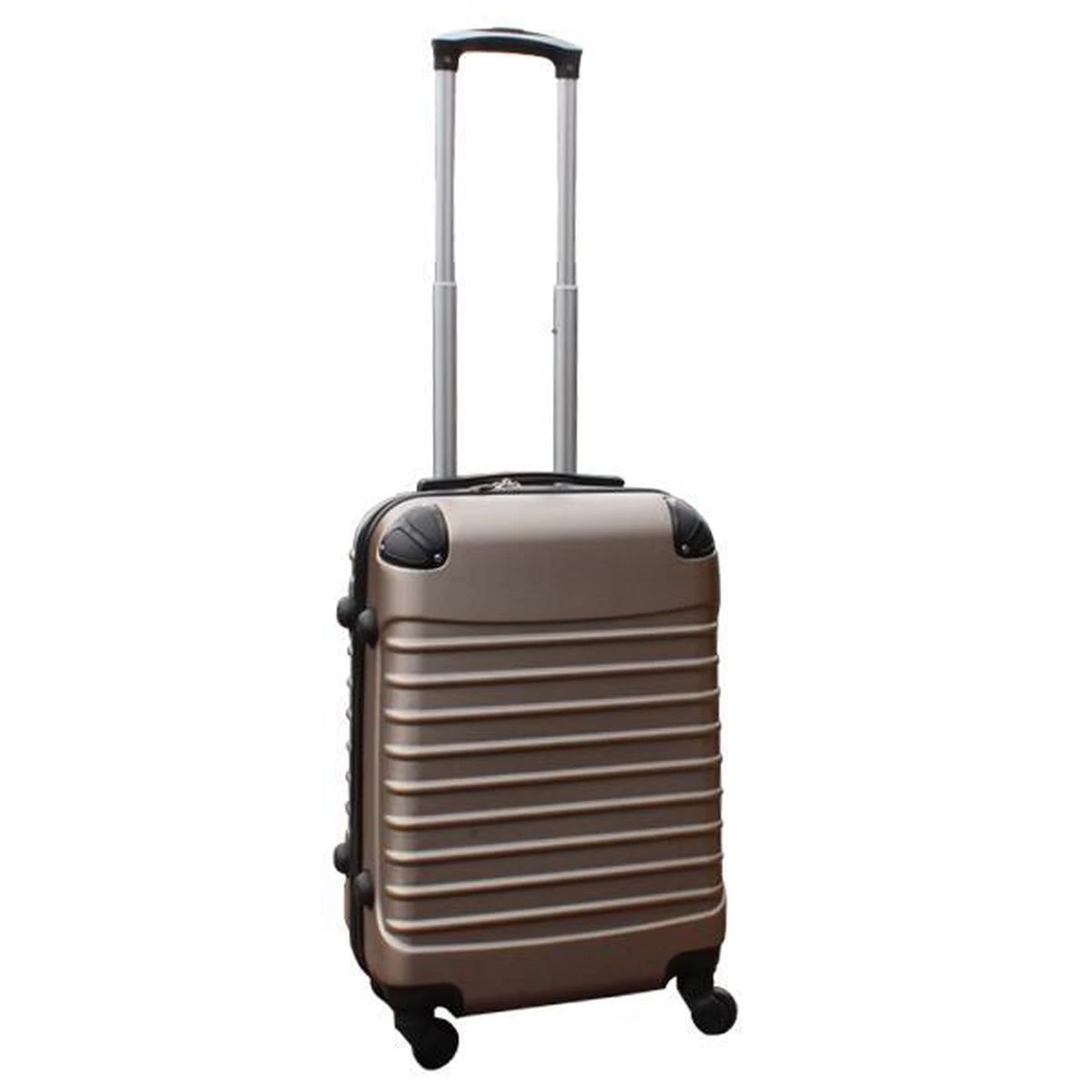 Travelerz Kofferset 2 Delig ABS Handbagage Koffers - Met Cijferslot - 39 Liter - Zilver - Groen - Afbeelding 2