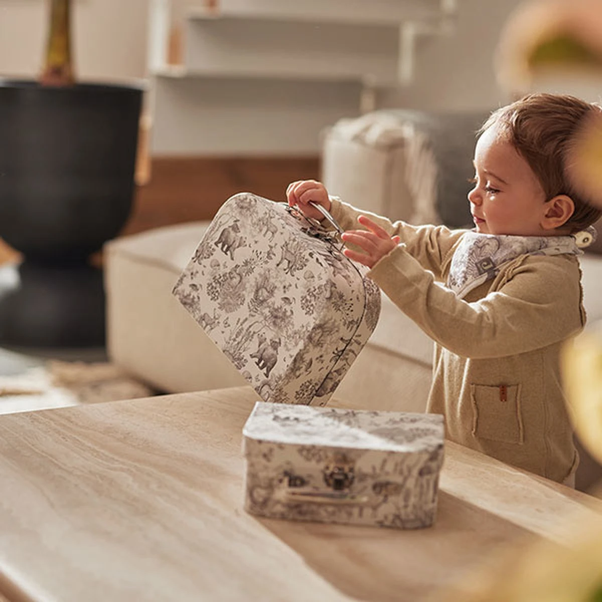 Jollein Speelkoffertje Pimpelmees - Forest Animals - 2 Stuks