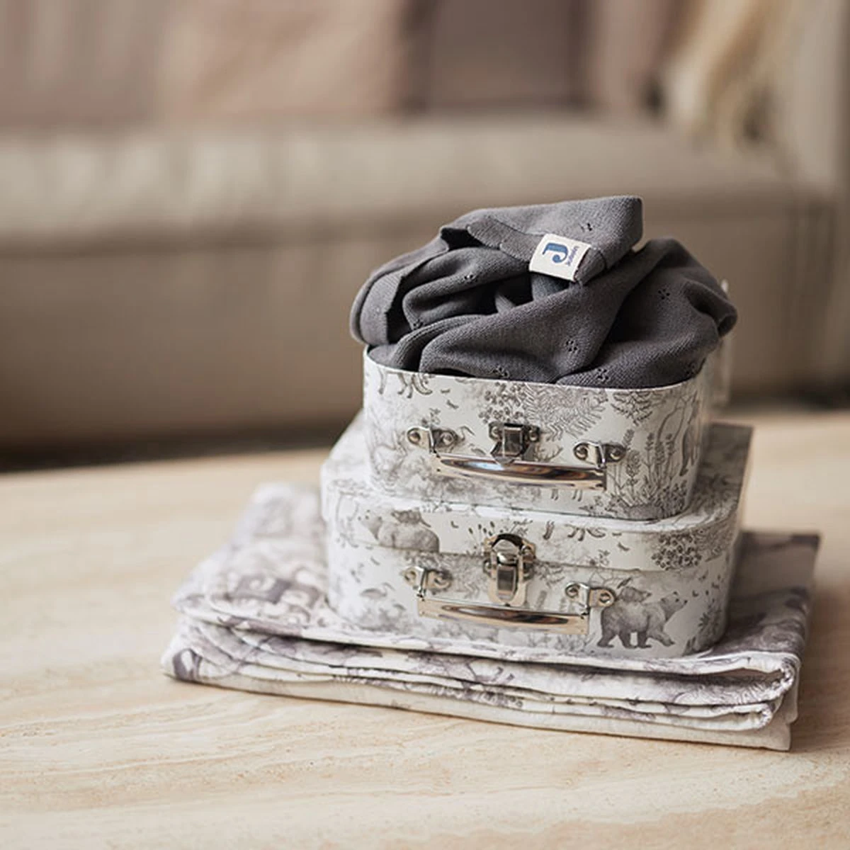 Jollein Speelkoffertje Pimpelmees - Forest Animals - 2 Stuks - Afbeelding 11