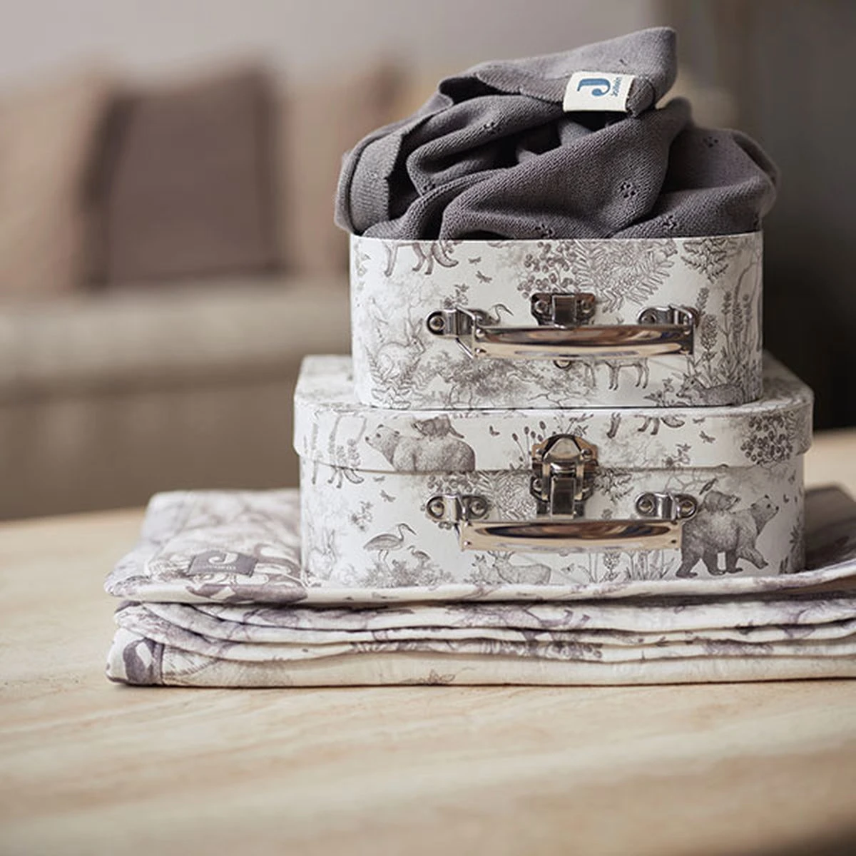 Jollein Speelkoffertje Pimpelmees - Forest Animals - 2 Stuks - Afbeelding 12