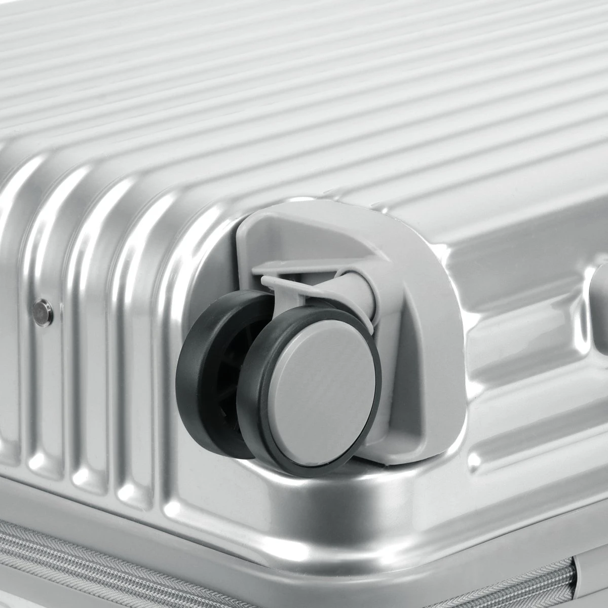 Royal Swiss - Reis Koffer - 66cm - Cijferslot- Lichtgewicht Koffer - 4 Wielen- Zilver - Afbeelding 8