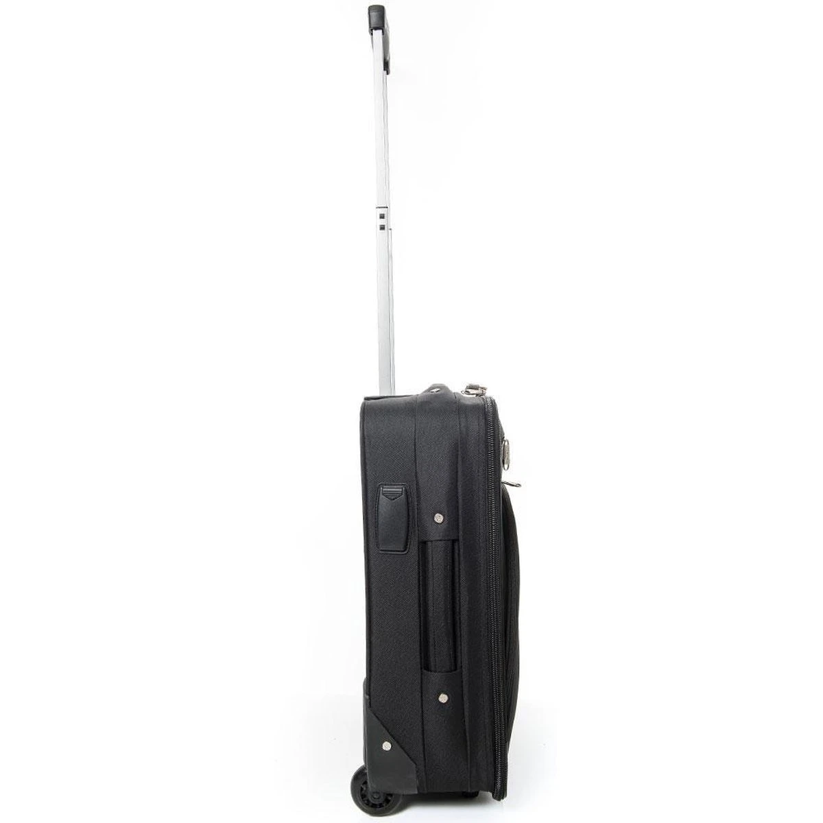 Decent Basic-Line Handbagage Trolley 53 Cm - Zwart - Afbeelding 2