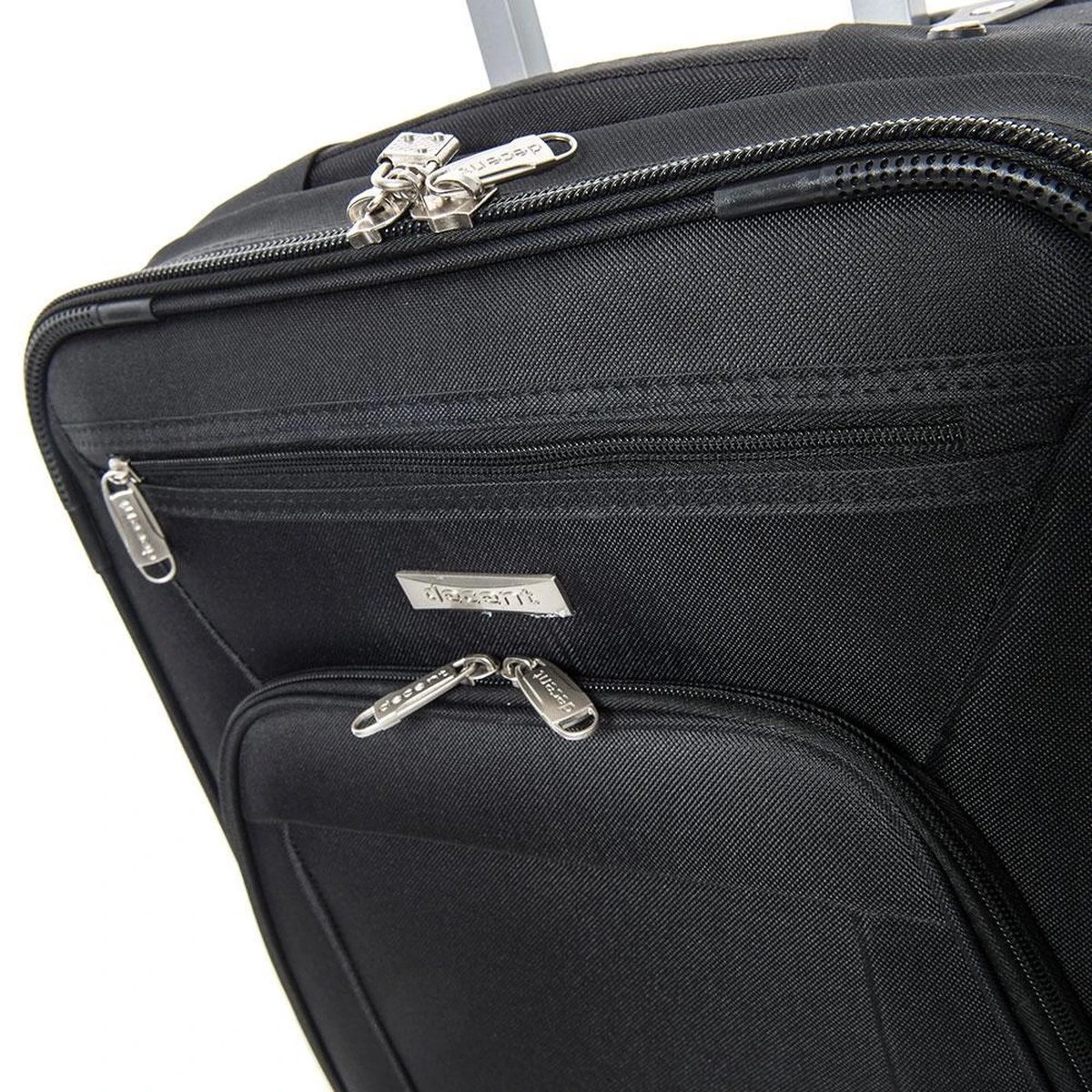 Decent Basic-Line Handbagage Trolley 53 Cm - Zwart - Afbeelding 4