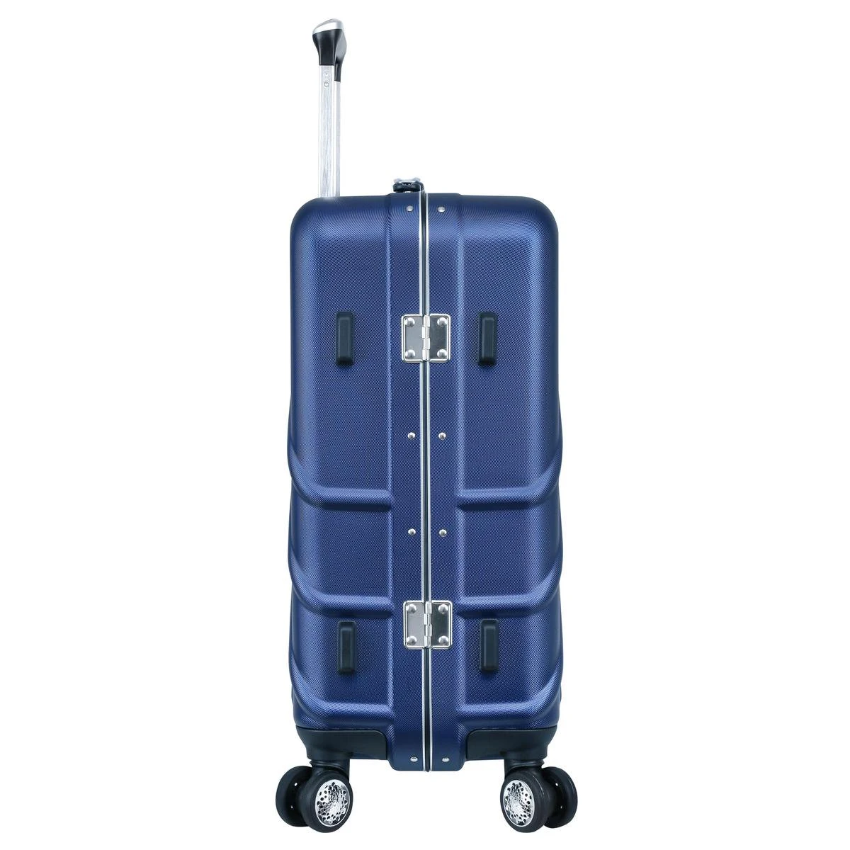Swissmobility Elite Handbagagekoffer - 55cm Luxe Handbagage Met Dubbele TSA-kliksloten - Blauw - Afbeelding 4