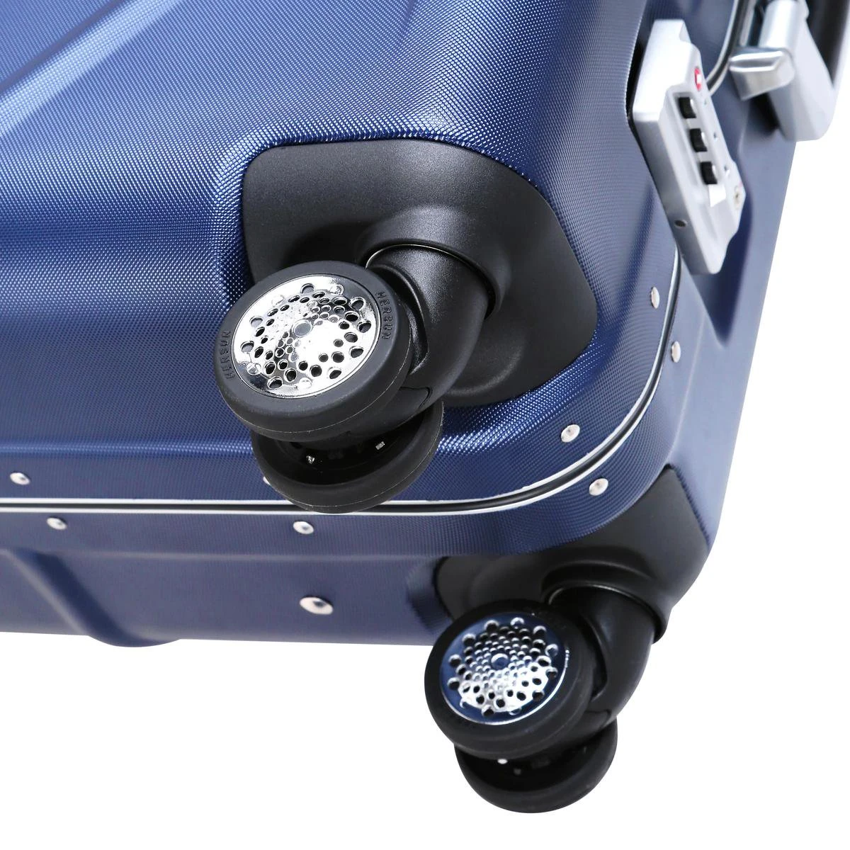 Swissmobility Elite Handbagagekoffer - 55cm Luxe Handbagage Met Dubbele TSA-kliksloten - Blauw - Afbeelding 9