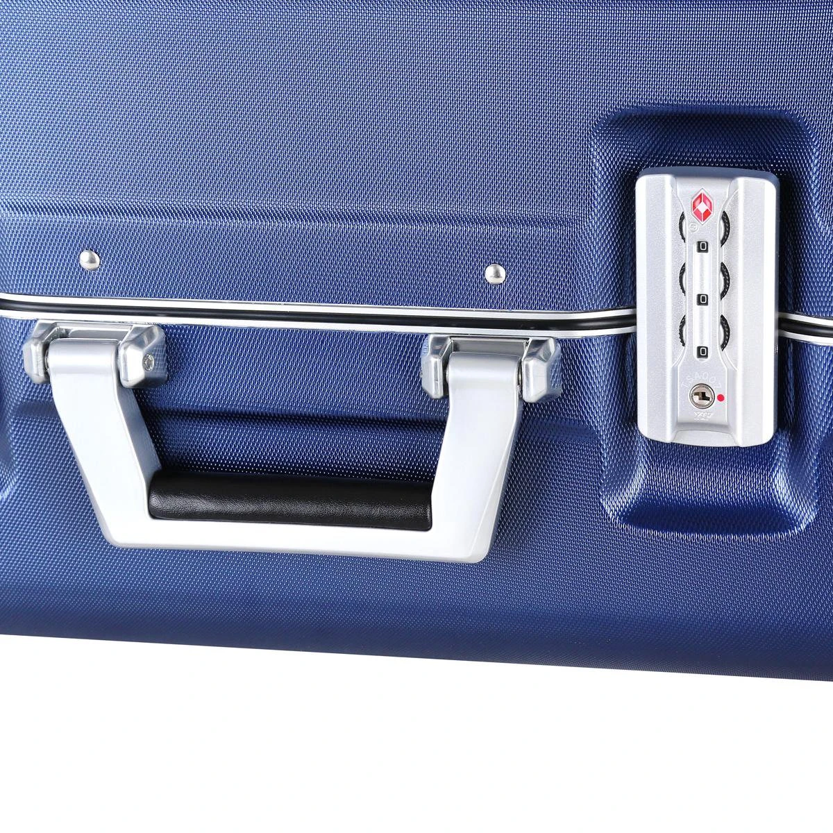 Swissmobility Elite Handbagagekoffer - 55cm Luxe Handbagage Met Dubbele TSA-kliksloten - Blauw - Afbeelding 10