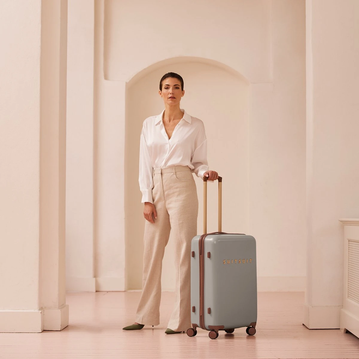 SUITSUIT - Fab Seventies - Limestone - Reiskoffer (66 Cm) - Afbeelding 2