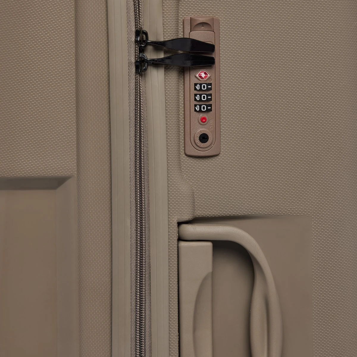 ©TROLLEYZ - Venice No.10 - Trolley - 55cm Met TSA Slot - Dubbele Wielen - 360° Spinners - 100% Polypropyleen - Handbagage Koffer In Pearl Sand - Afbeelding 8