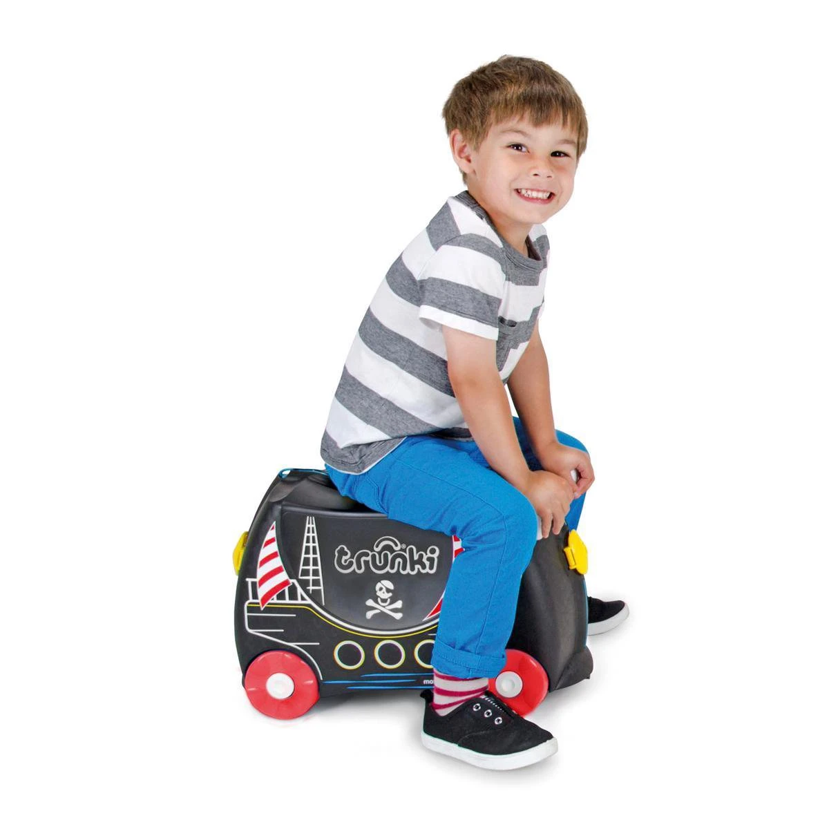 Trunki Ride-On Handbagage Koffer 46 Cm - Piraat Pedro - Afbeelding 9