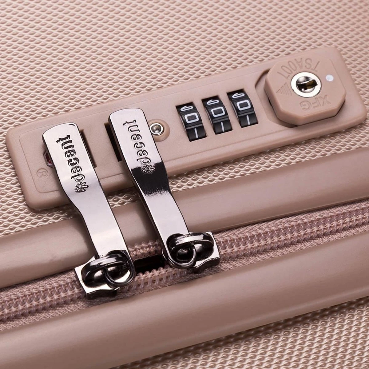 Decent Tranporto-One Reiskoffer 76 Cm - Zalmroze - Afbeelding 13