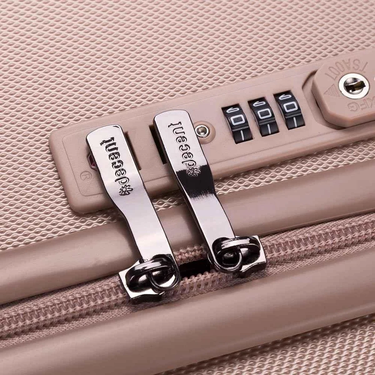 Decent Tranporto-One Reiskoffer 76 Cm - Zalmroze - Afbeelding 19