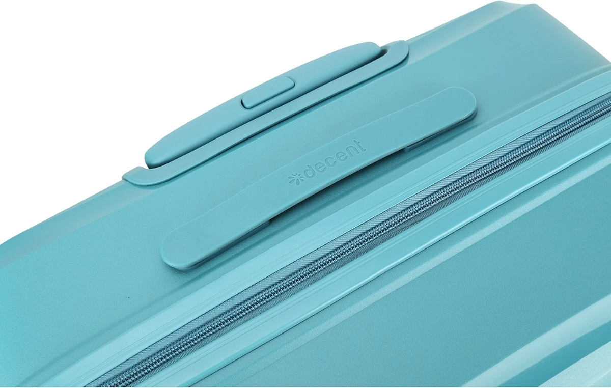 Decent CROSS-ONE PP Trolley 76 Cm - 94 Liter - TSA Slot - Petrol - Afbeelding 6