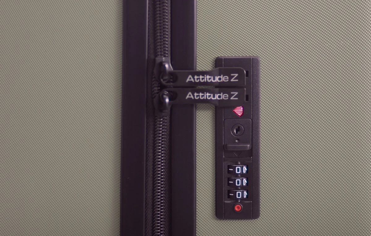 AttitudeZ Azur Reiskoffer Medium Olijfgroen 67cm - TSA-slot - Afbeelding 3