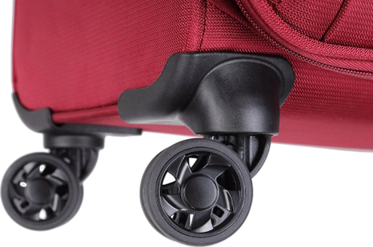 Decent D-Upright Large Koffer - 76 Cm Expandable - TSA Slot - Bordeaux Rood - Afbeelding 15