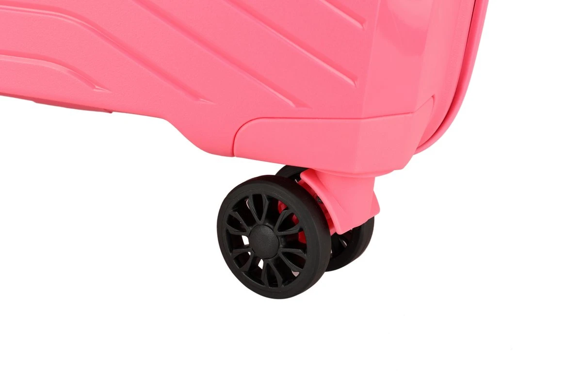 Decent CROSS-ONE PP Trolley 76 Cm - 94 Liter - TSA Slot - Pink - Afbeelding 6