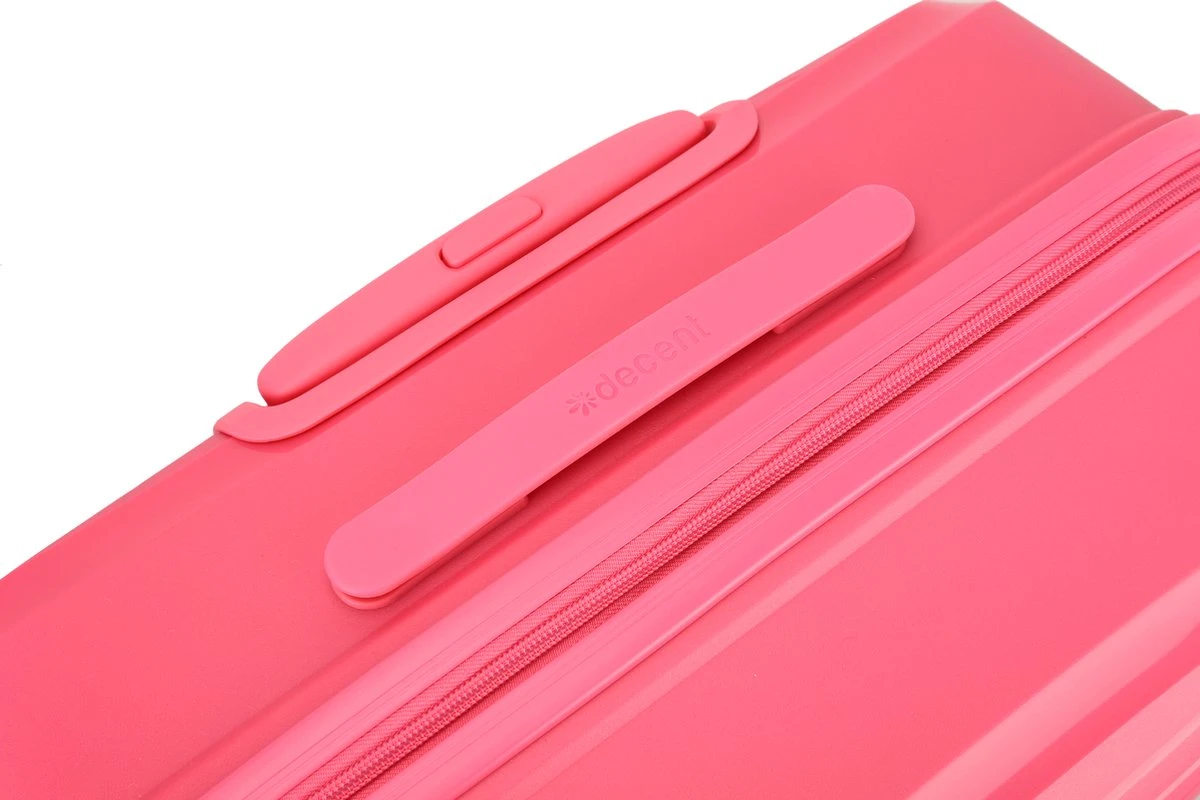 Decent CROSS-ONE PP Trolley 76 Cm - 94 Liter - TSA Slot - Pink - Afbeelding 8