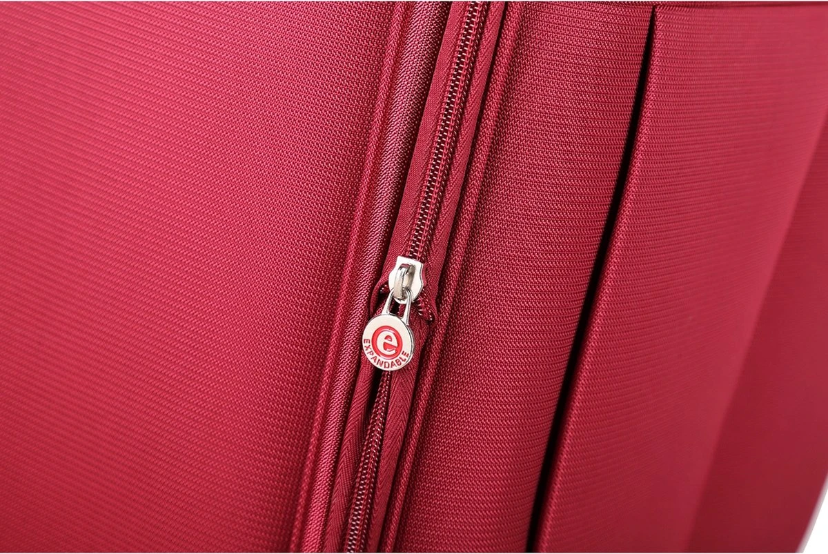 Decent D-Upright Medium Koffer - 66 Cm Expandable - TSA Slot - Bordeaux Rood - Afbeelding 11