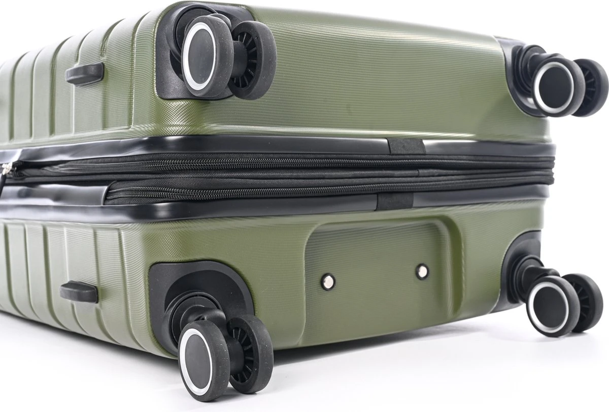 Jump Arogado - Reiskoffer - 66 Cm - 4 Wielen - TSA-Cijferslot - Kaki - Afbeelding 6