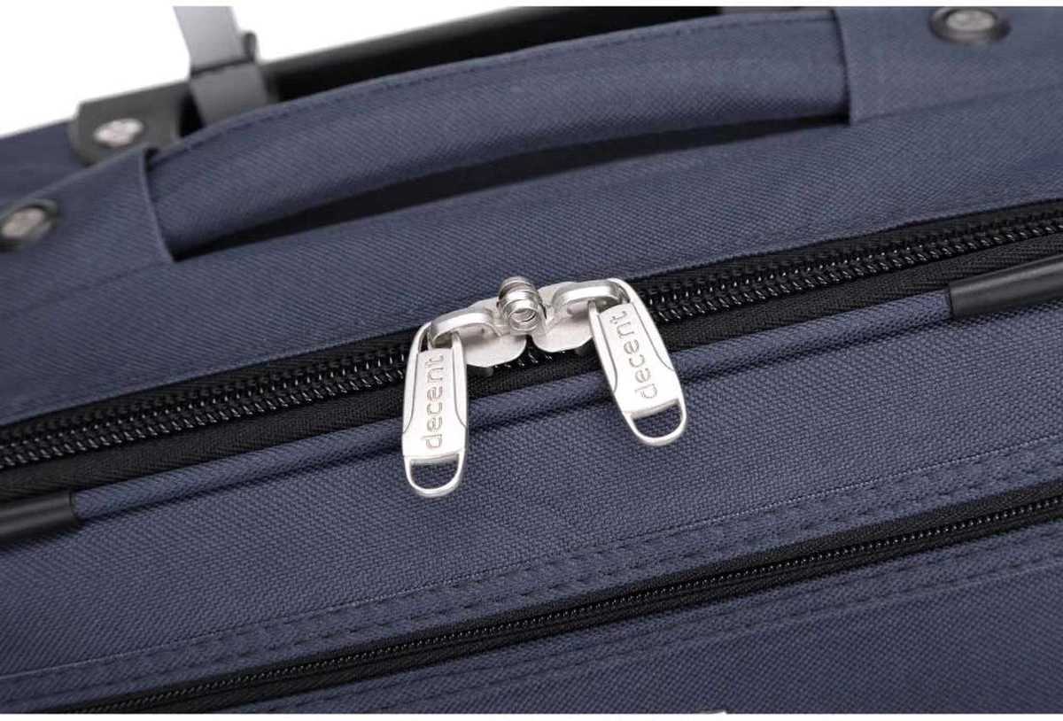 Decent Basic-Line Medium Trolley 63 Cm - Donkerblauw - Afbeelding 4