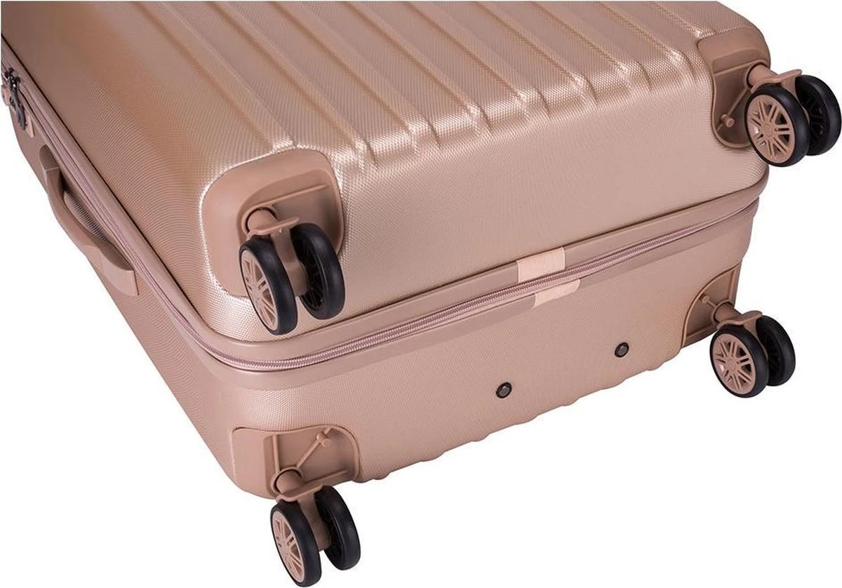 Decent Tranporto-One Reiskoffer 76 Cm - Zalmroze - Afbeelding 11