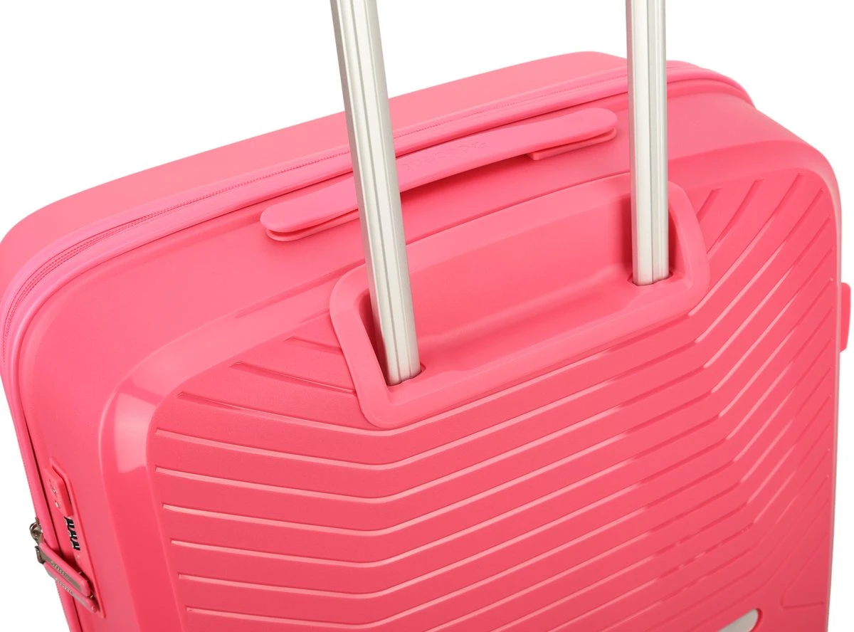 Decent CROSS-ONE PP Trolley 76 Cm - 94 Liter - TSA Slot - Pink - Afbeelding 5