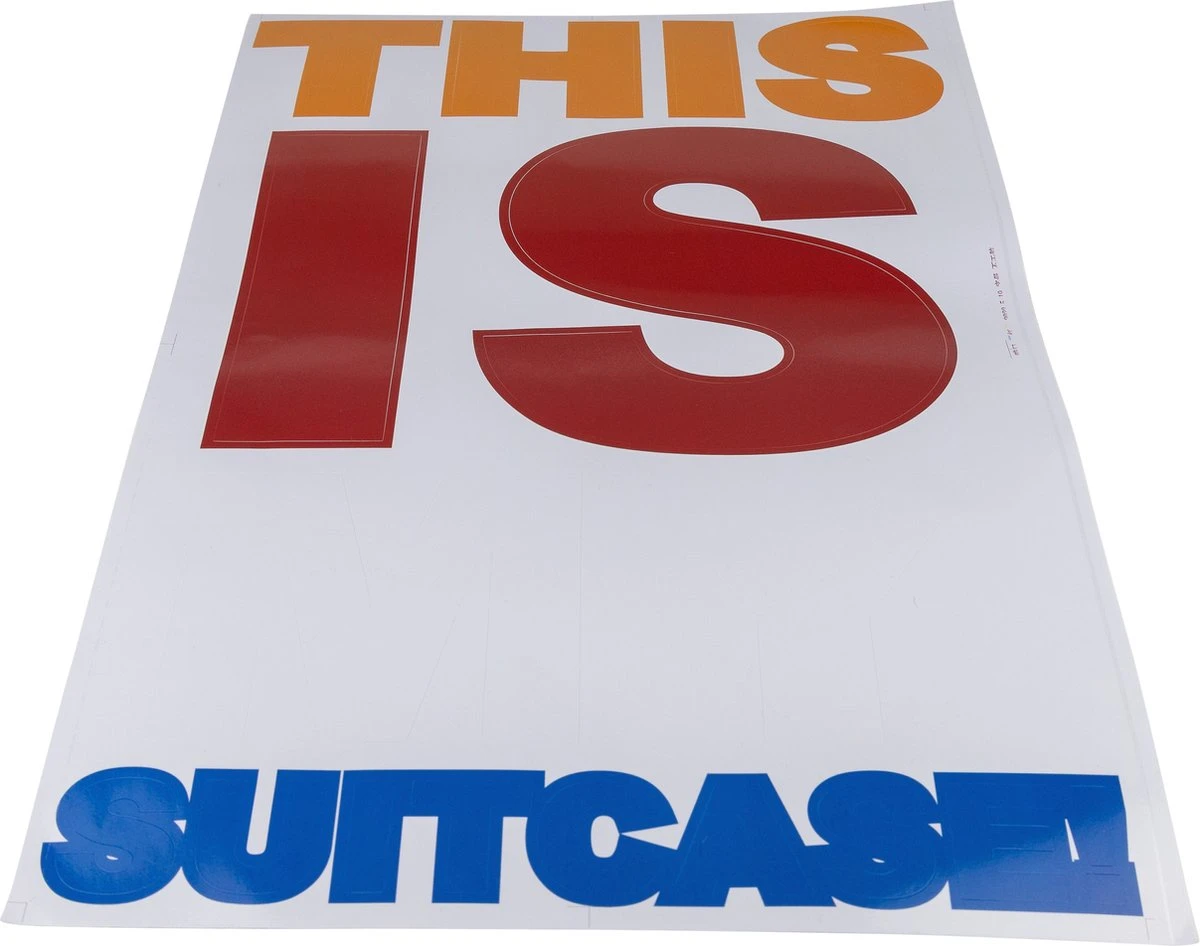 Merkloos 2 X. Koffer Stickers This Is My Suitcase ! ( Alleen 2 Sticker Vellen Excl. Koffer ) - Afbeelding 2