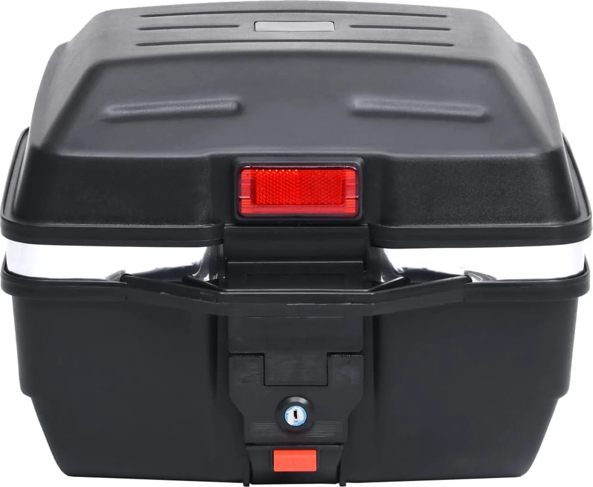 VIDAXL Topkoffer Voor Motor 24 L Voor 1 Helm - Afbeelding 2
