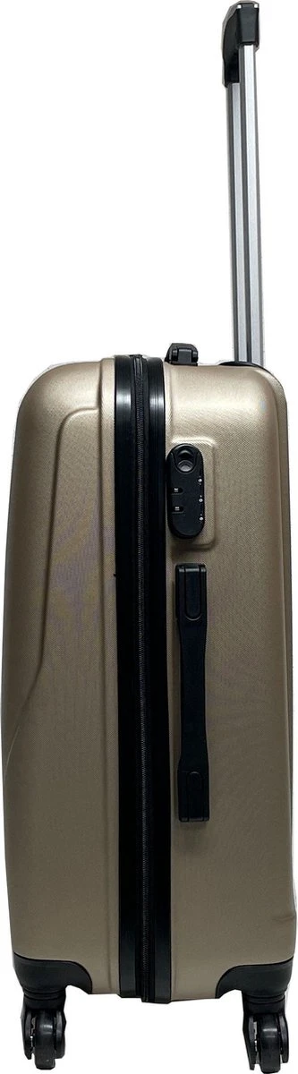 Castillo Travelerz 4 Delige ABS Kofferset - Champagne - Afbeelding 6