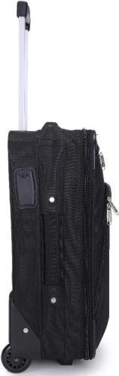 Decent Basic-Line Handbagage Trolley 53 Cm - Zwart - Afbeelding 13