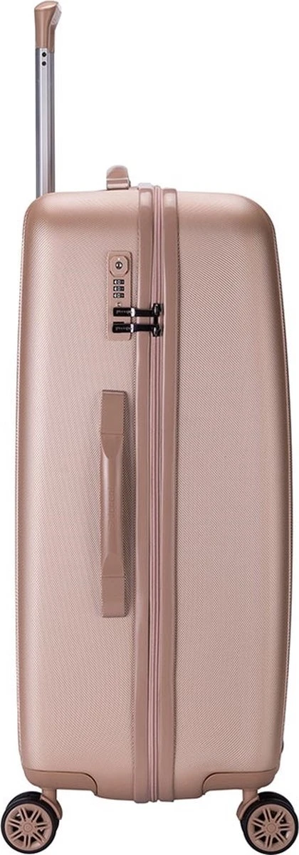 Decent Tranporto-One Reiskoffer 76 Cm - Zalmroze - Afbeelding 14